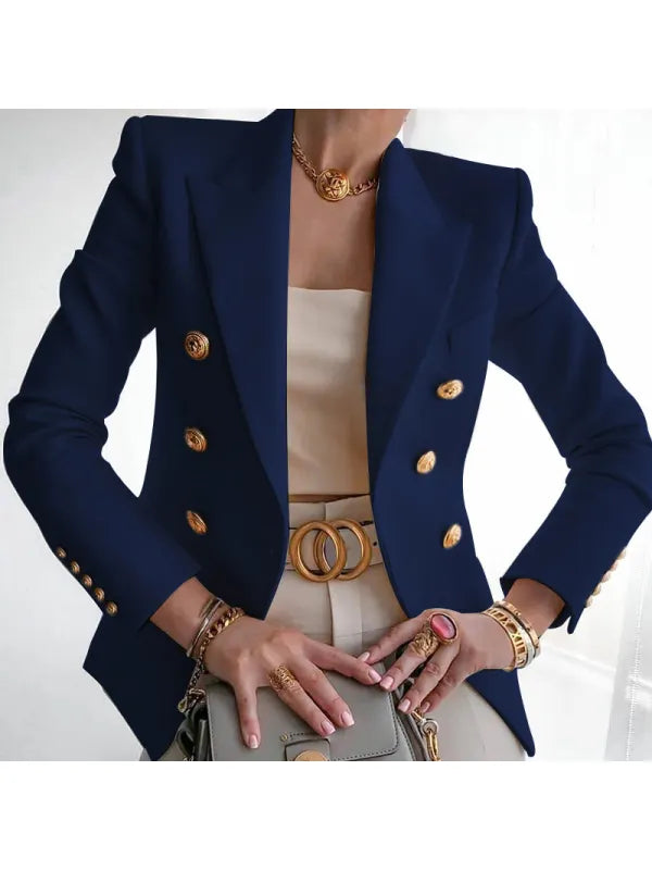 Chic Blazer with Sophisticated Button Details