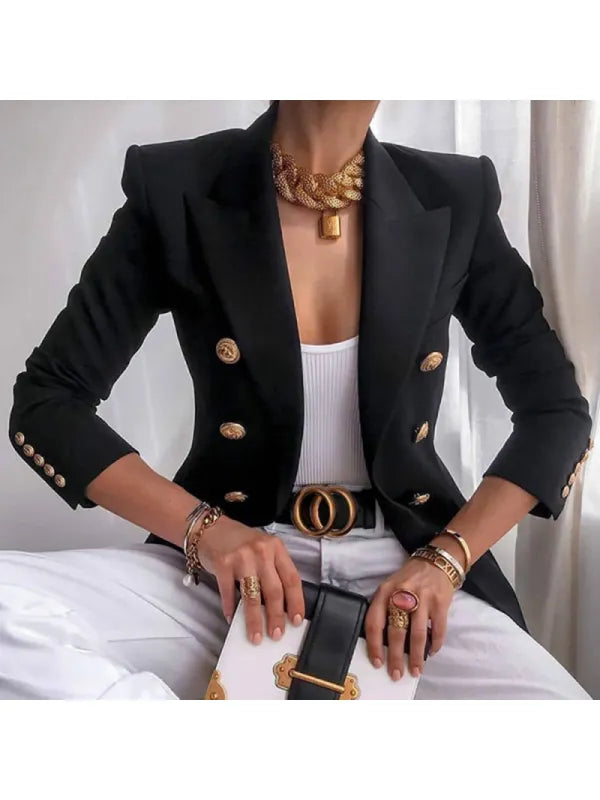 Chic Blazer with Sophisticated Button Details