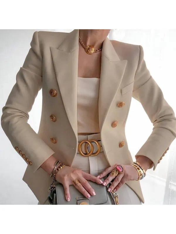 Chic Blazer with Sophisticated Button Details