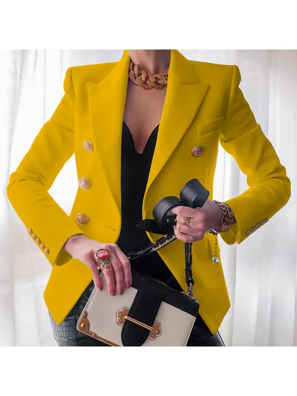 Chic Blazer with Sophisticated Button Details