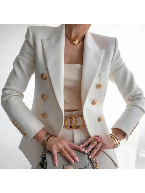 Chic Blazer with Sophisticated Button Details