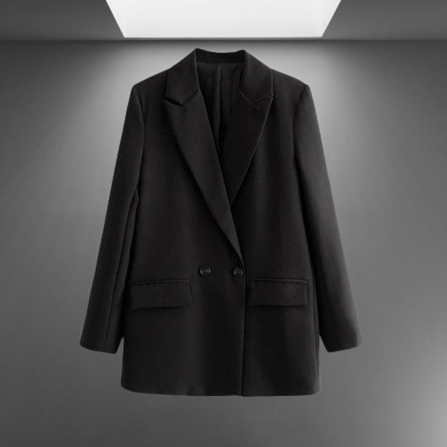 Timeless Double-Breasted Blazer for Women's Professional Wear