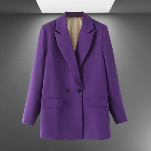 Timeless Double-Breasted Blazer for Women's Professional Wear