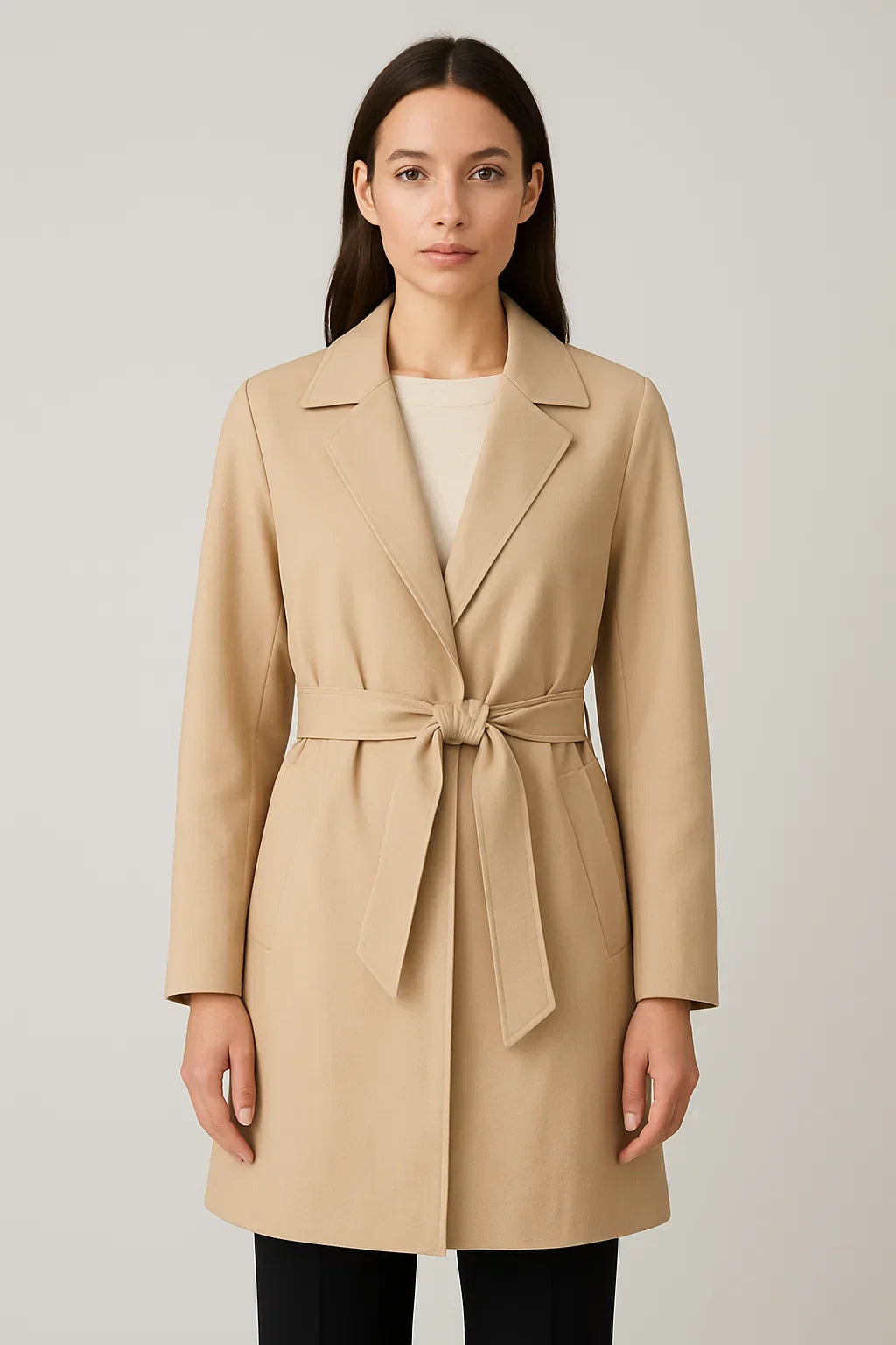 Talia - Lightweight Belted Trench Jacket